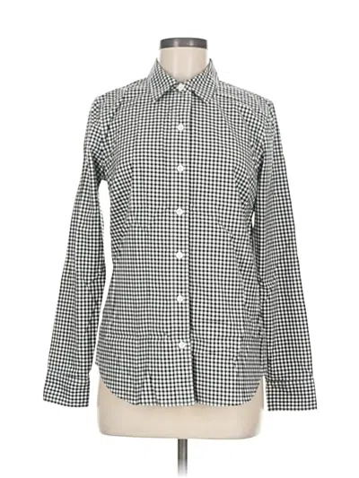 Pre-owned Vineyard Vines Long Sleeve Button Down Shirt In Silver