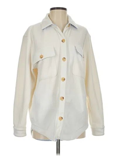 Pre-owned Vineyard Vines Long Sleeve Button Down Shirt In White