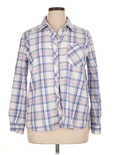 Pre-owned Vineyard Vines Long Sleeve Button Down Shirt In White