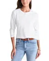 Vineyard Vines Long Sleeve Crewneck Tee In White