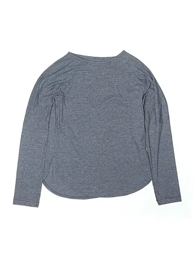 Pre-owned Vineyard Vines Kids' Long Sleeve Henley Shirt In Gray