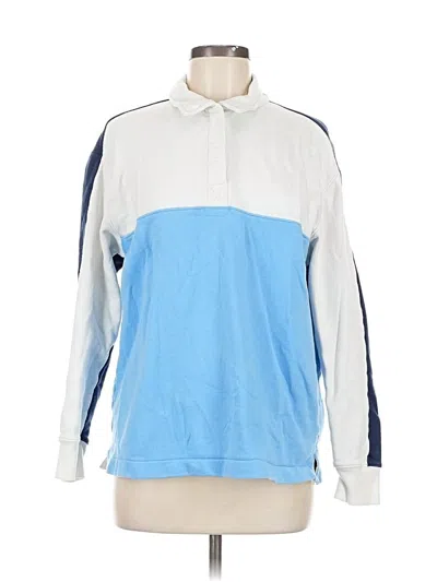 Pre-owned Vineyard Vines Long Sleeve Polo Shirt In Blue