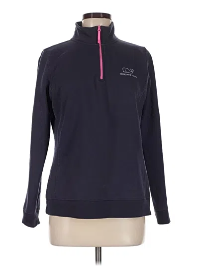Pre-owned Vineyard Vines Long Sleeve Polo Shirt In Blue
