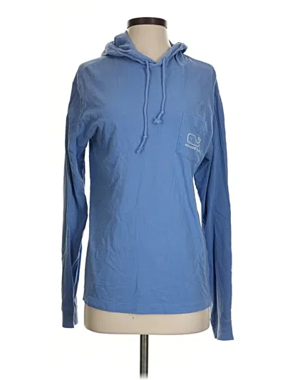 Pre-owned Vineyard Vines Long Sleeve Polo Shirt In Blue