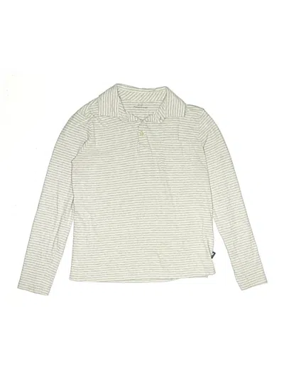 Pre-owned Vineyard Vines Kids' Long Sleeve Polo Shirt In Gray