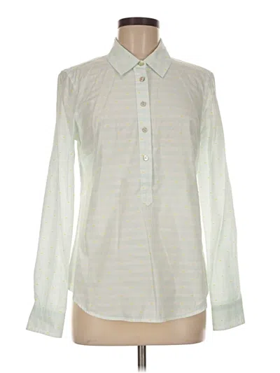 Pre-owned Vineyard Vines Long Sleeve Polo Shirt In Ivory