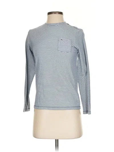 Pre-owned Vineyard Vines Long Sleeve T-shirt In Blue