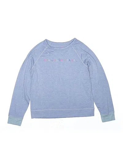 Pre-owned Vineyard Vines Kids' Long Sleeve T-shirt In Blue