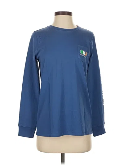 Vineyard Vines Long Sleeve T-shirt In Blue