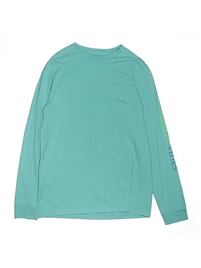 Pre-owned Vineyard Vines Kids' Long Sleeve T-shirt In Blue