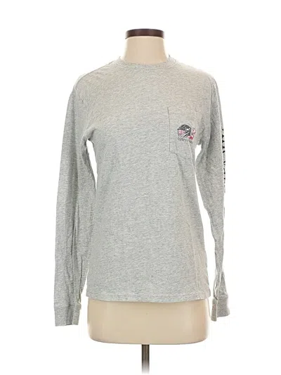 Pre-owned Vineyard Vines Long Sleeve T-shirt In Gray