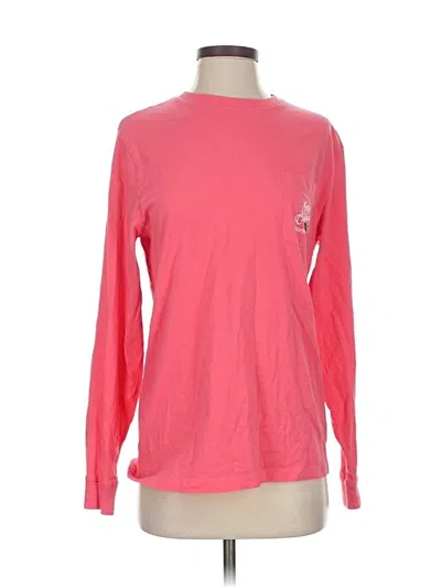 Pre-owned Vineyard Vines Long Sleeve T-shirt In Pink