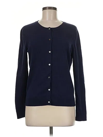 Pre-owned Vineyard Vines Long Sleeve Top Blue Sweetheart Neckline Tops