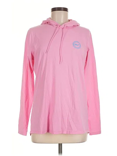 Pre-owned Vineyard Vines Long Sleeve Top Pink Cowl Neck Tops