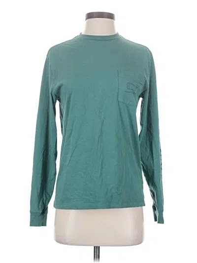 Pre-owned Vineyard Vines Long Sleeve T-shirt In Blue