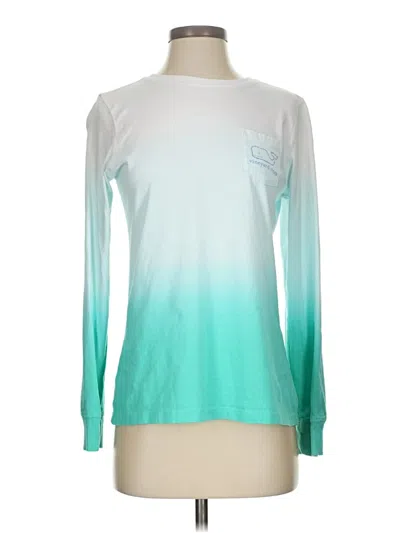 Pre-owned Vineyard Vines Long Sleeve T-shirt In Blue