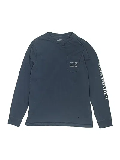 Pre-owned Vineyard Vines Kids' Long Sleeve T-shirt In Blue
