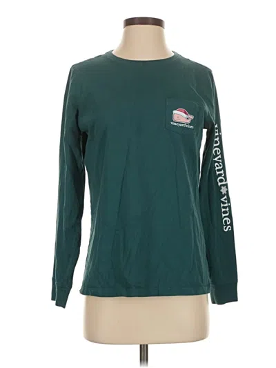 Pre-owned Vineyard Vines Long Sleeve T-shirt In Blue