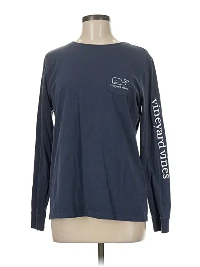 Pre-owned Vineyard Vines Long Sleeve T-shirt In Blue