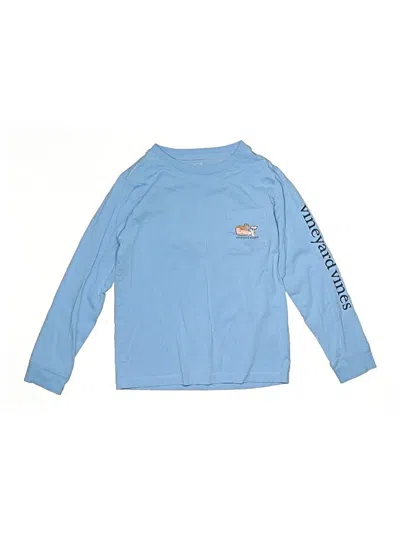 Pre-owned Vineyard Vines Kids' Long Sleeve T-shirt In Blue
