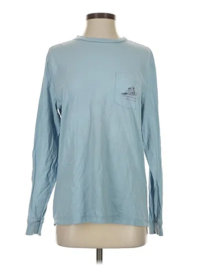 Pre-owned Vineyard Vines Long Sleeve T-shirt In Blue