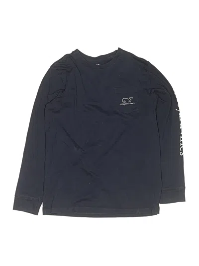 Pre-owned Vineyard Vines Kids' Long Sleeve T-shirt In Blue