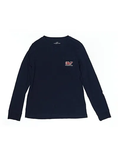 Pre-owned Vineyard Vines Kids' Long Sleeve T-shirt In Blue