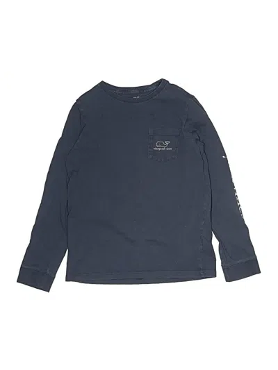 Pre-owned Vineyard Vines Kids' Long Sleeve T-shirt In Blue