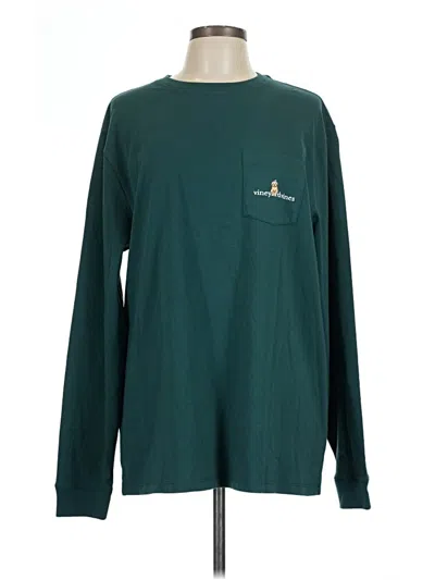 Pre-owned Vineyard Vines Long Sleeve T-shirt In Blue