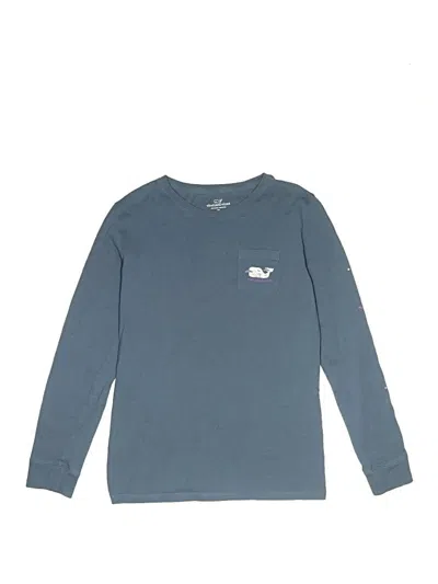 Pre-owned Vineyard Vines Kids' Long Sleeve T-shirt In Blue