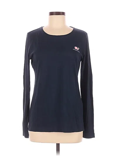 Pre-owned Vineyard Vines Long Sleeve T-shirt In Blue