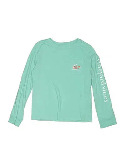 Pre-owned Vineyard Vines Kids' Long Sleeve T-shirt In Blue