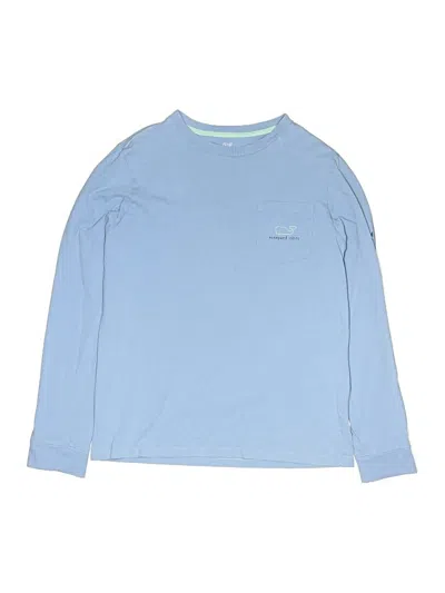 Pre-owned Vineyard Vines Kids' Long Sleeve T-shirt In Blue
