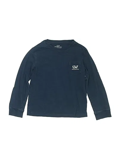Pre-owned Vineyard Vines Kids' Long Sleeve T-shirt In Blue