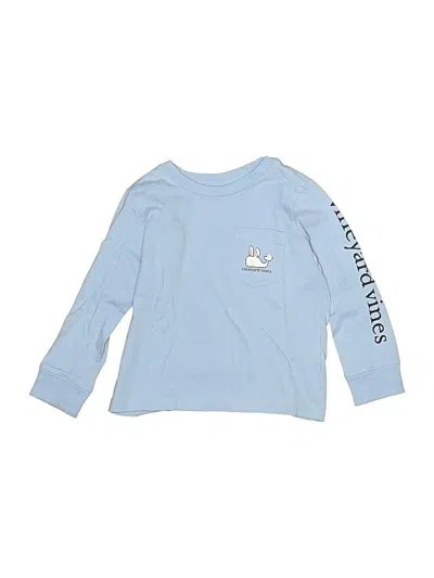 Pre-owned Vineyard Vines Kids' Long Sleeve T-shirt In Blue