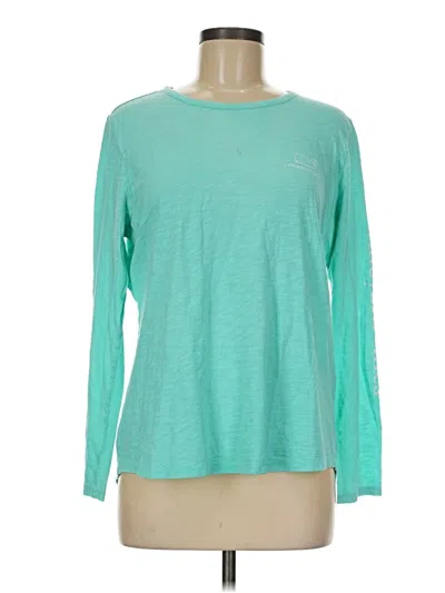 Pre-owned Vineyard Vines Long Sleeve T-shirt In Blue