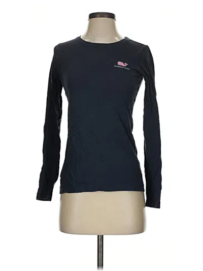 Pre-owned Vineyard Vines Long Sleeve T-shirt In Blue