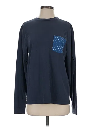 Pre-owned Vineyard Vines Long Sleeve T-shirt In Blue