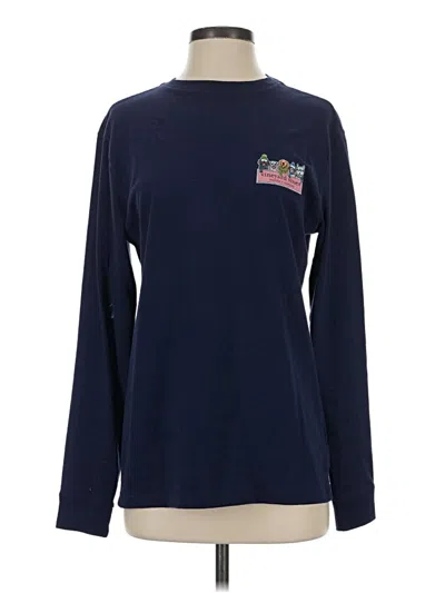 Pre-owned Vineyard Vines Long Sleeve T-shirt In Blue