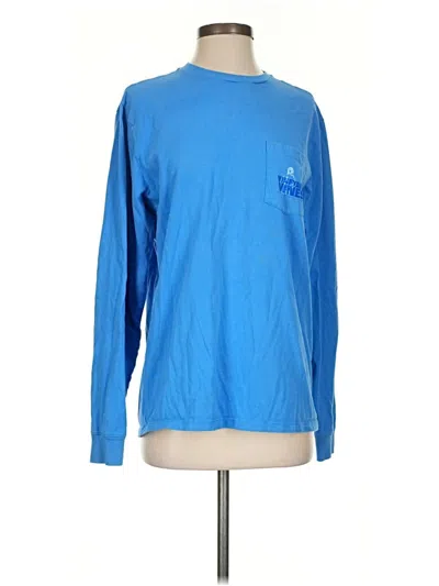 Pre-owned Vineyard Vines Long Sleeve T-shirt In Blue