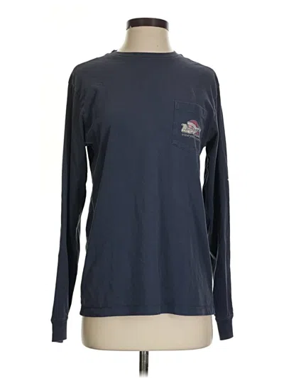 Pre-owned Vineyard Vines Long Sleeve T-shirt In Blue