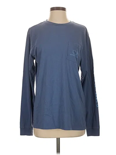 Pre-owned Vineyard Vines Long Sleeve T-shirt In Blue