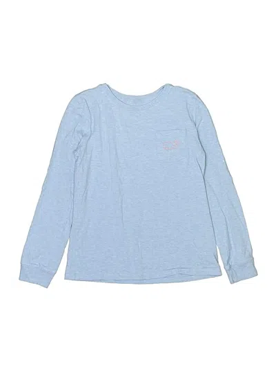 Pre-owned Vineyard Vines Kids' Long Sleeve T-shirt In Blue