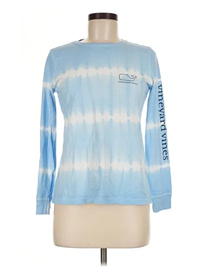 Pre-owned Vineyard Vines Long Sleeve T-shirt In Blue