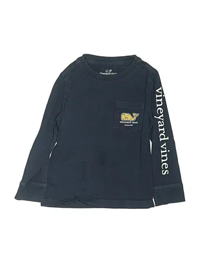 Pre-owned Vineyard Vines Kids' Long Sleeve T-shirt In Blue