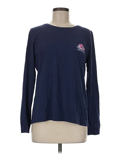 Pre-owned Vineyard Vines Long Sleeve T-shirt In Blue