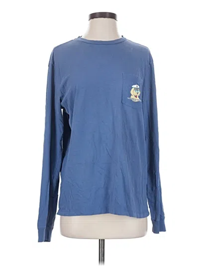 Pre-owned Vineyard Vines Long Sleeve T-shirt In Blue