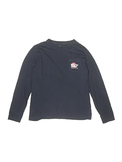 Pre-owned Vineyard Vines Kids' Long Sleeve T-shirt In Blue