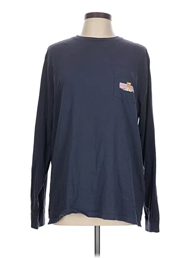 Pre-owned Vineyard Vines Long Sleeve T-shirt In Blue