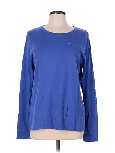 Pre-owned Vineyard Vines Long Sleeve T-shirt In Blue